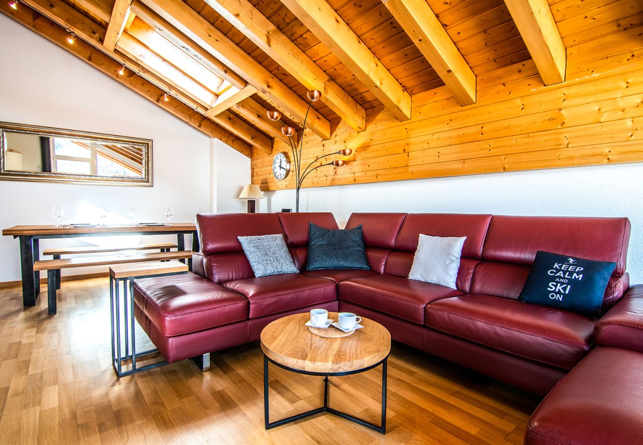 Ferienwohnung in Saas-Fee - Chateau Penthouse Ferienwohnung in Saas-Fee - Chateau Penthouse