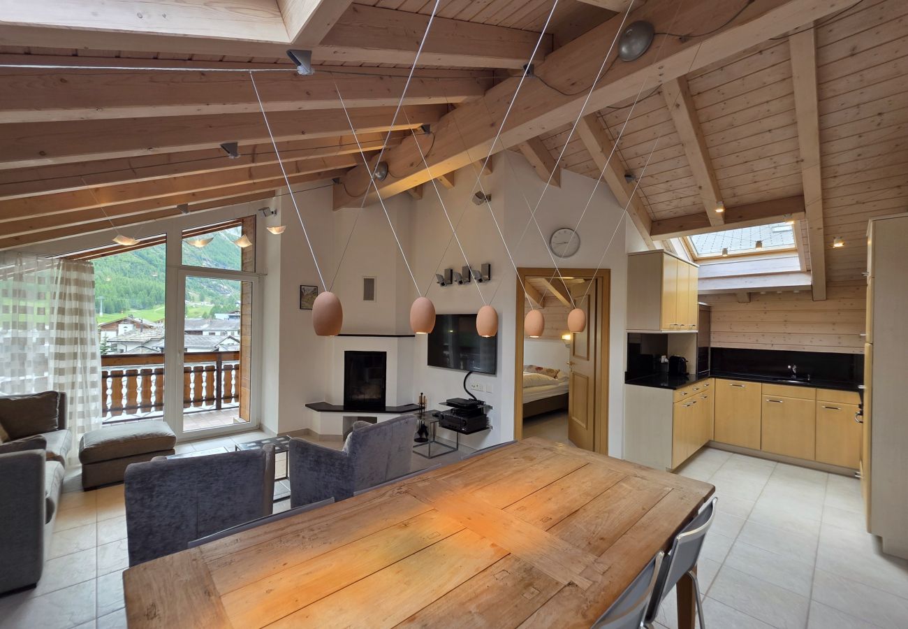 Ferienwohnung in Saas-Fee - Chateau B41 Penthouse